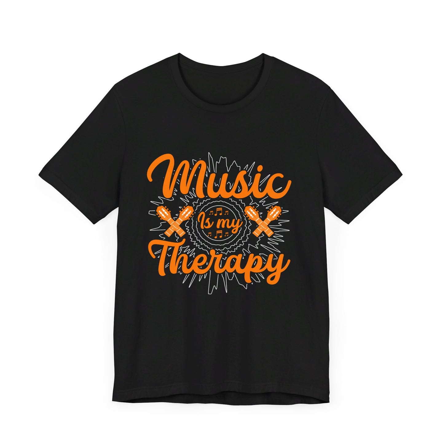 Music Is My Therapy - Unisex Jersey Short Sleeve Tee