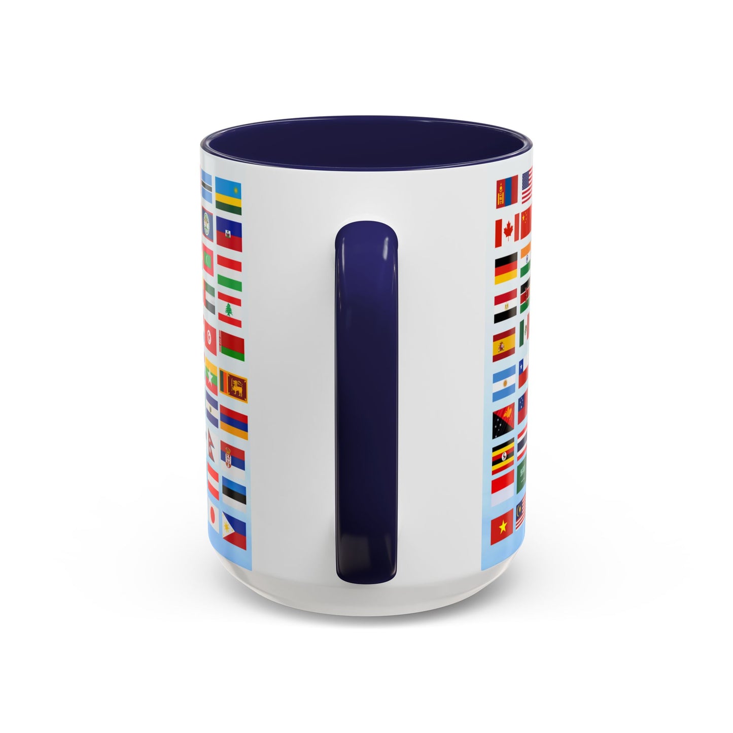 Kids, Happy Birthday, World Flag Fan, Details Customizable - Accent Coffee Mug (11, 15oz) - 11232