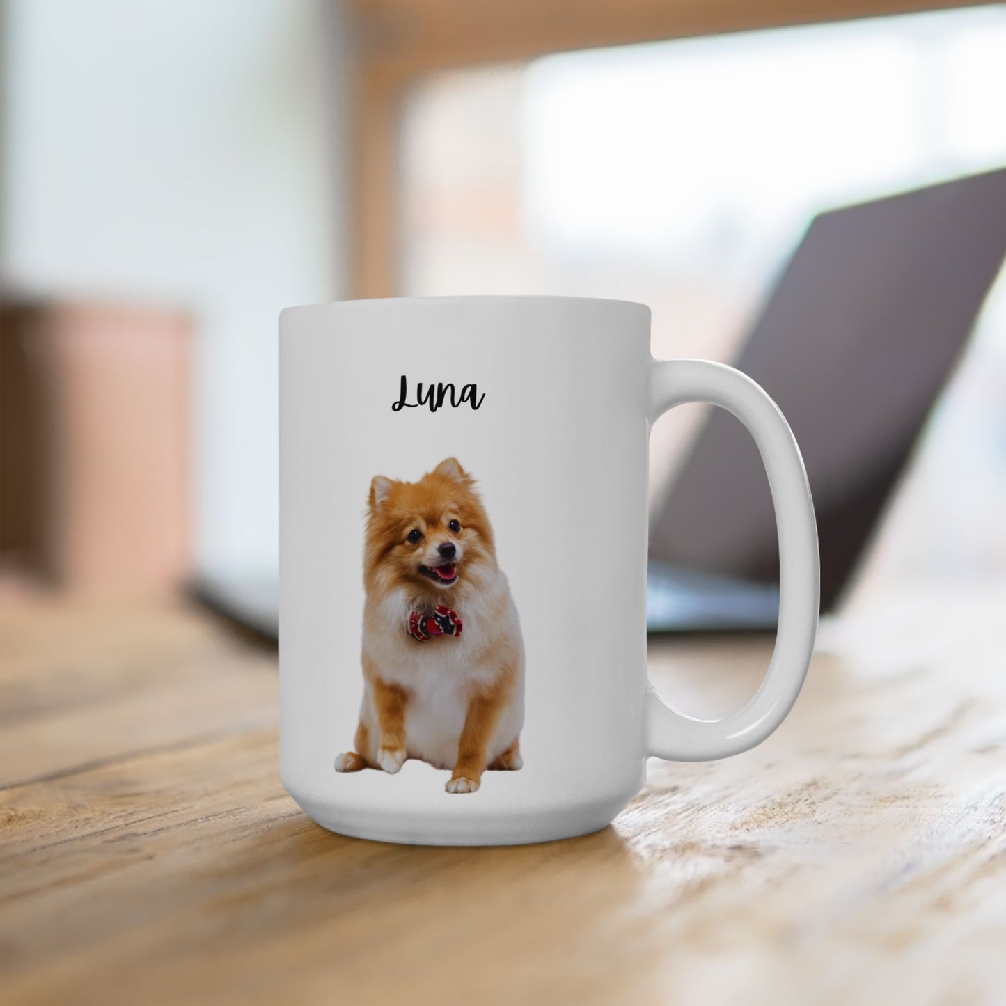 Personalised Dog Ceramic Mug for Dog Lovers, Cute Pet Gift, Animal Lover's Coffee Cup, Personalized Dog Mug - 14178