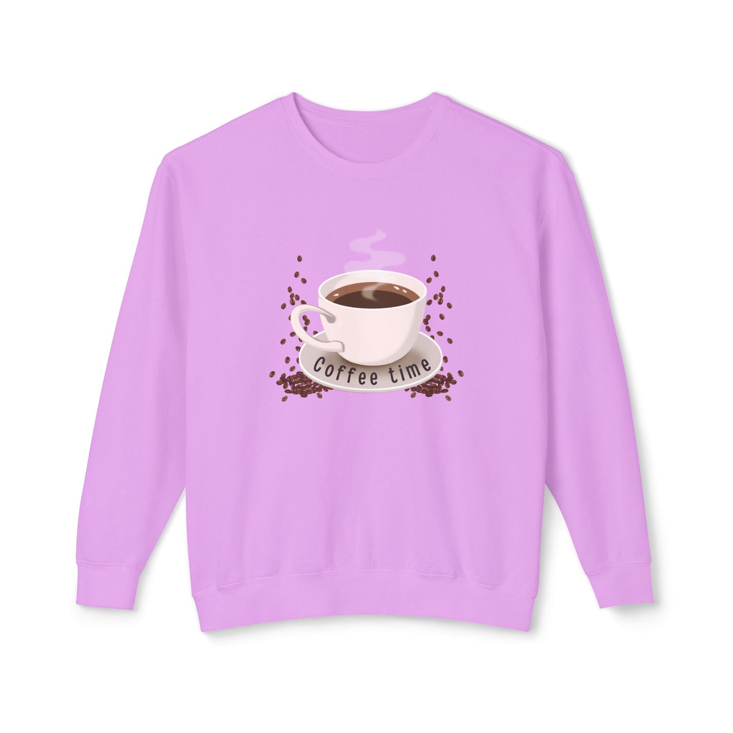 Coffee Time - Unisex Lightweight Crewneck Sweatshirt - 11289