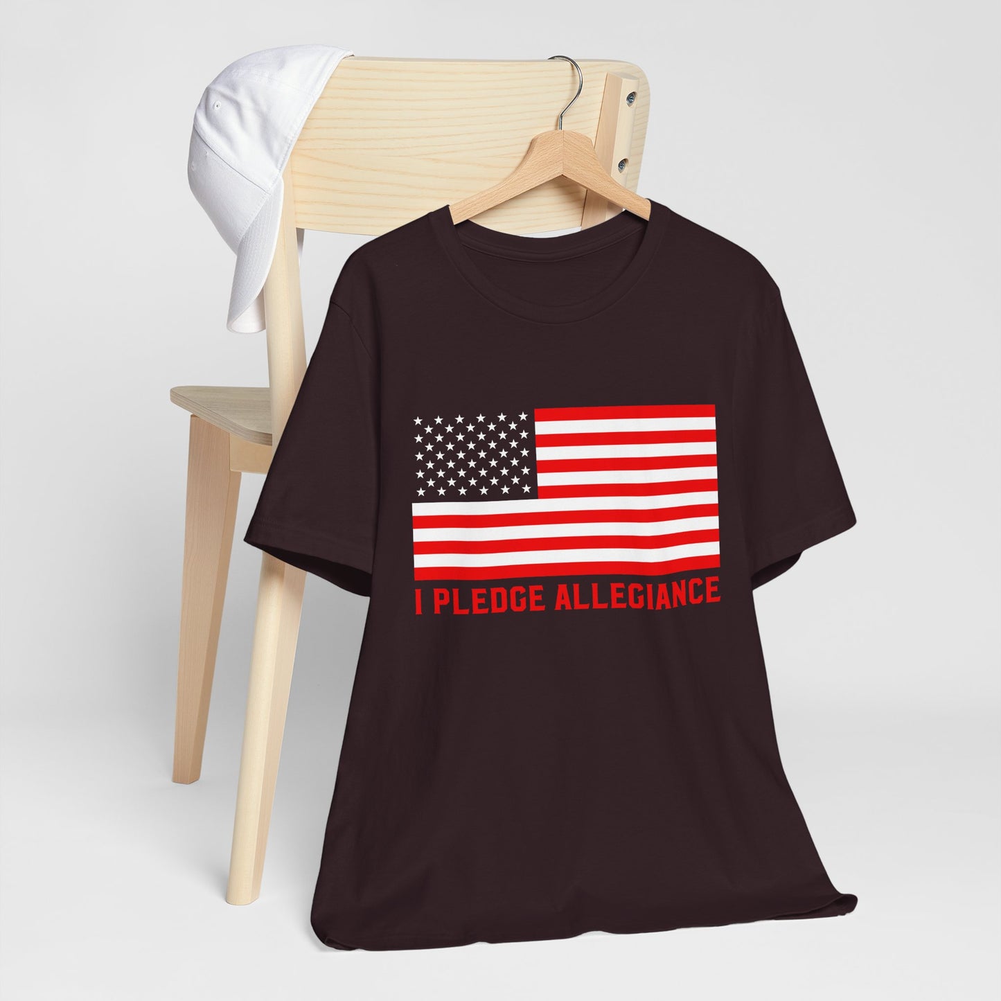 Patriotic Pledge Tee, Unisex T-Shirt for Celebrating Freedom, Independence Day Shirt Gift for Patriots - 13697