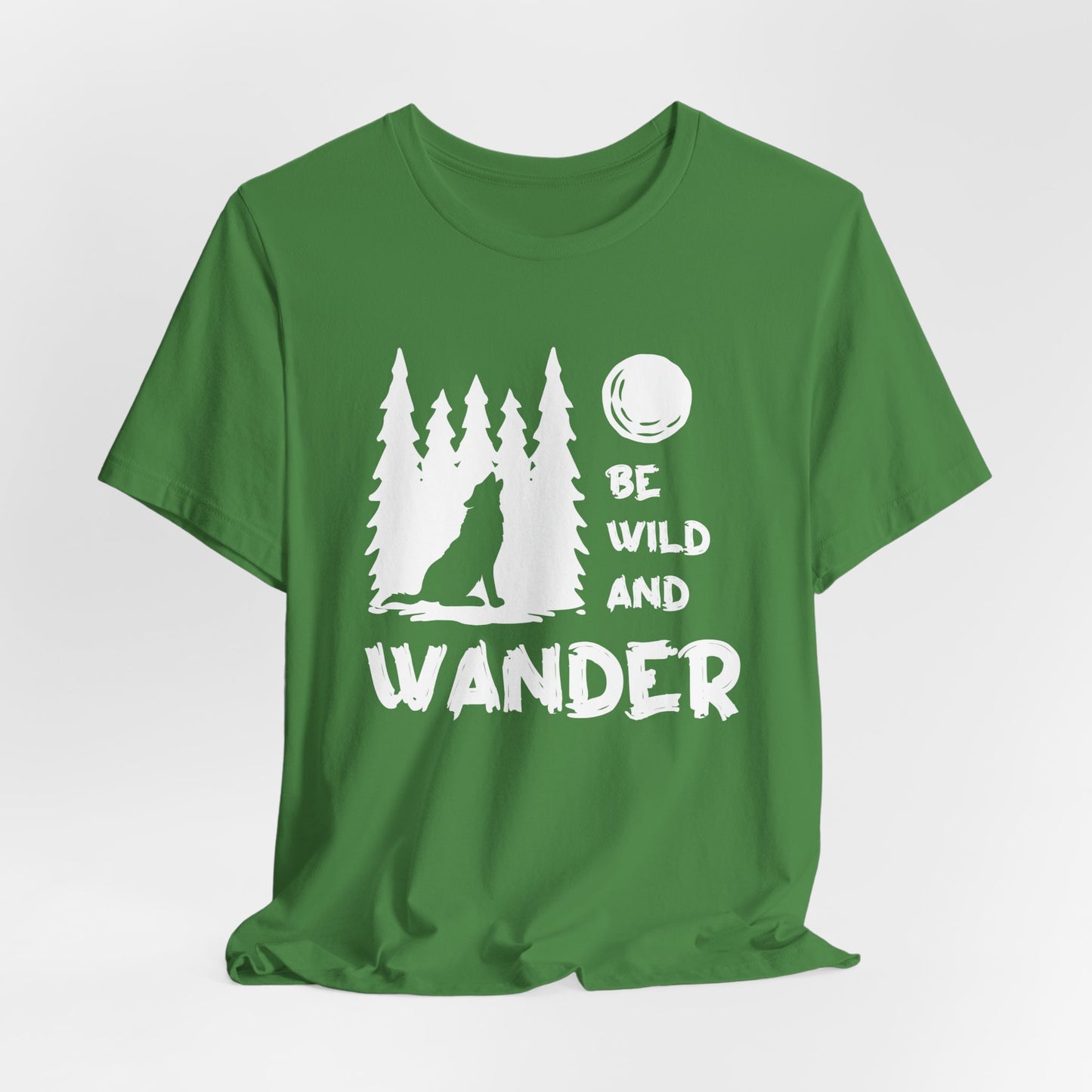 Camping: Be Wild & Wander - Unisex Jersey Short Sleeve Tee - 12632
