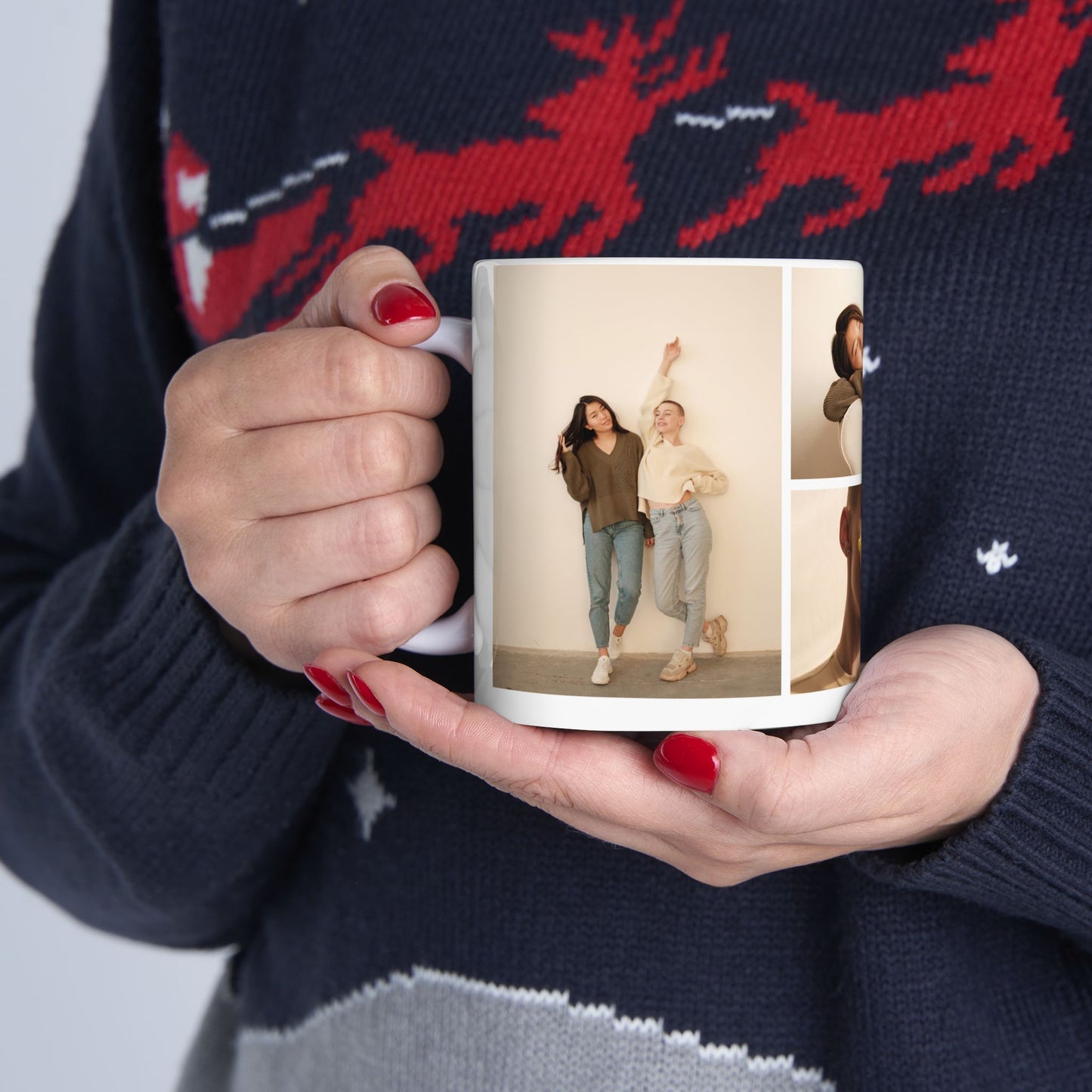 Girlfriend, Photos, Customizable - Ceramic Mug, (11oz, 15oz) - 10963