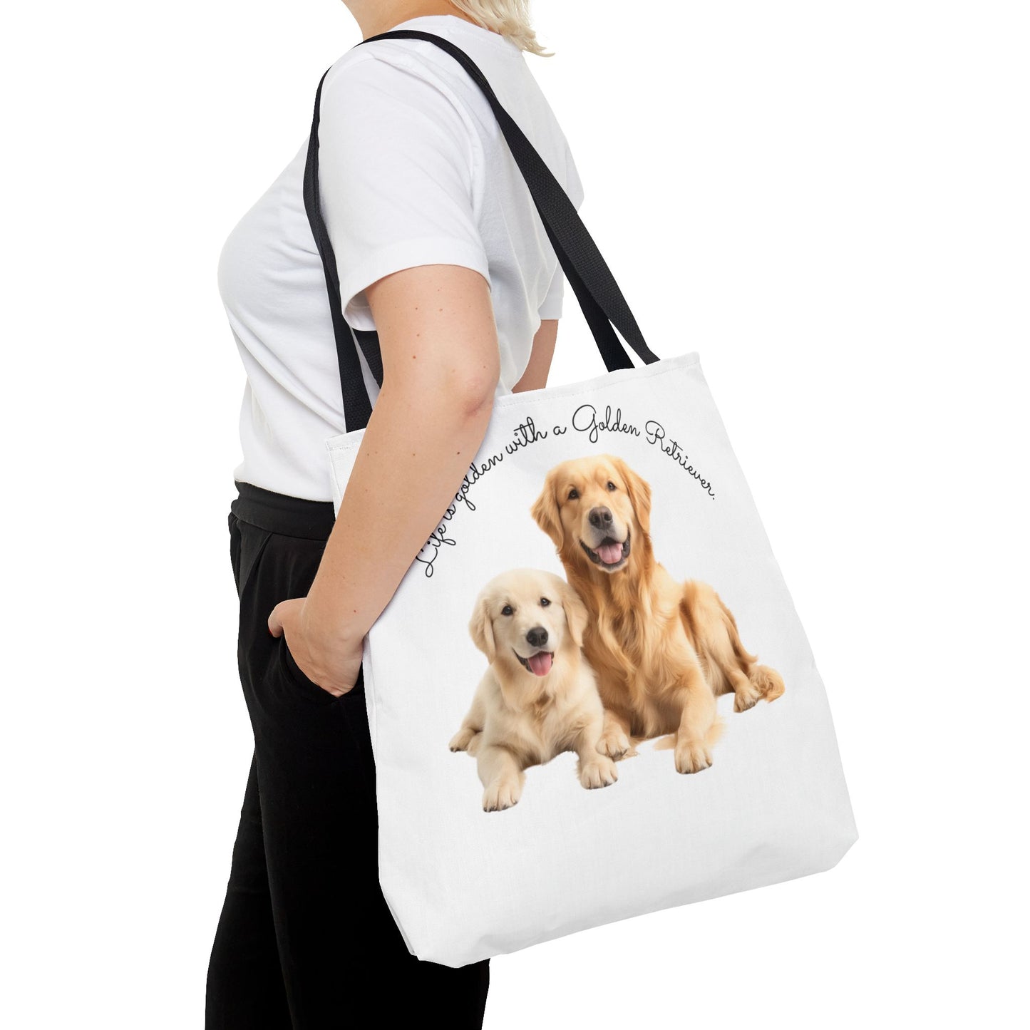 Life is Golden with a Golden Retriever - Tote Bag - 10464