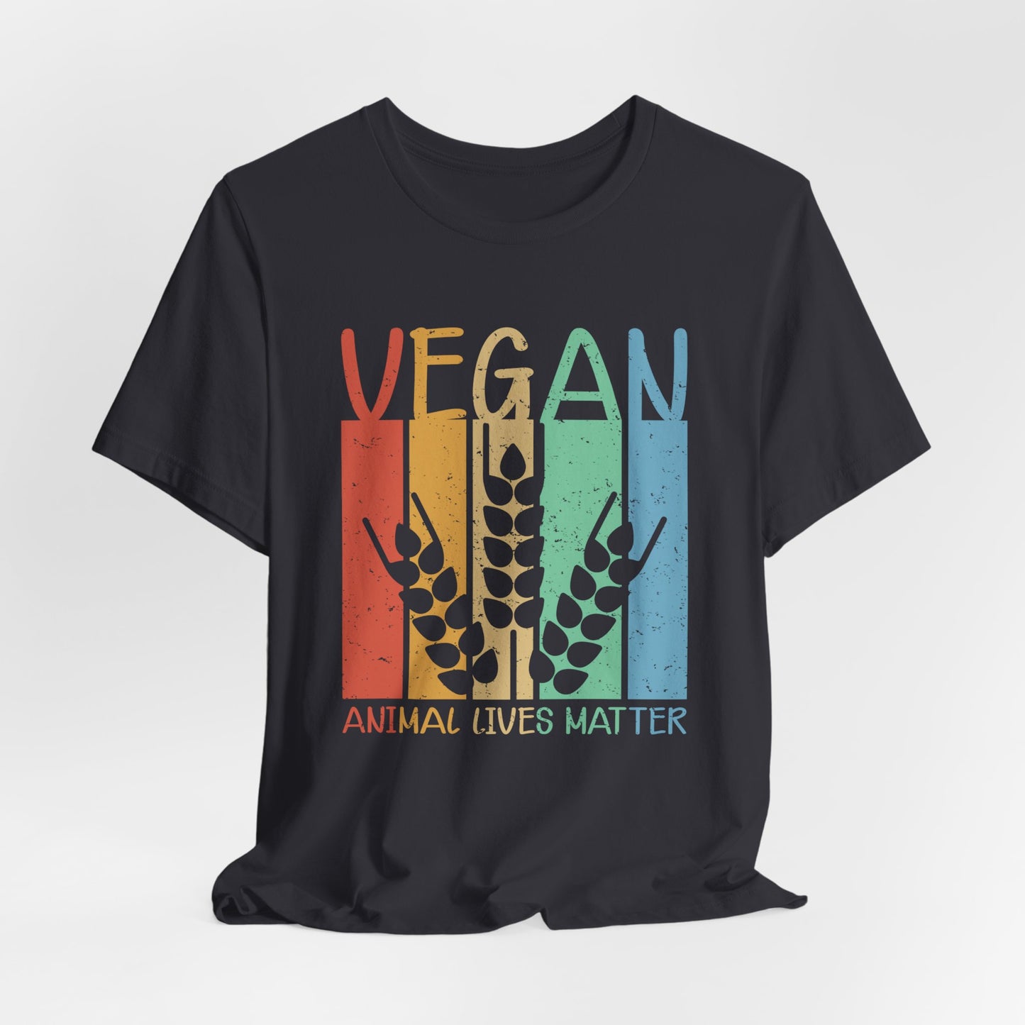 Vegan: Animal Lives Matter - Unisex Jersey Short Sleeve Tee