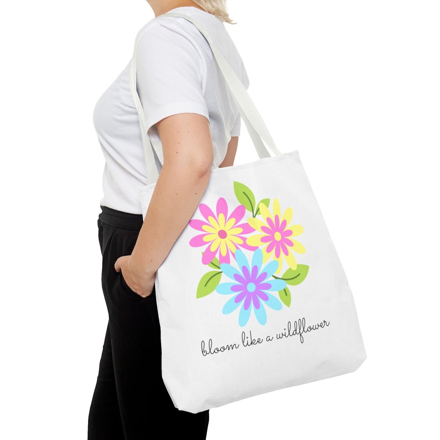 Bright Flower Tote Bag