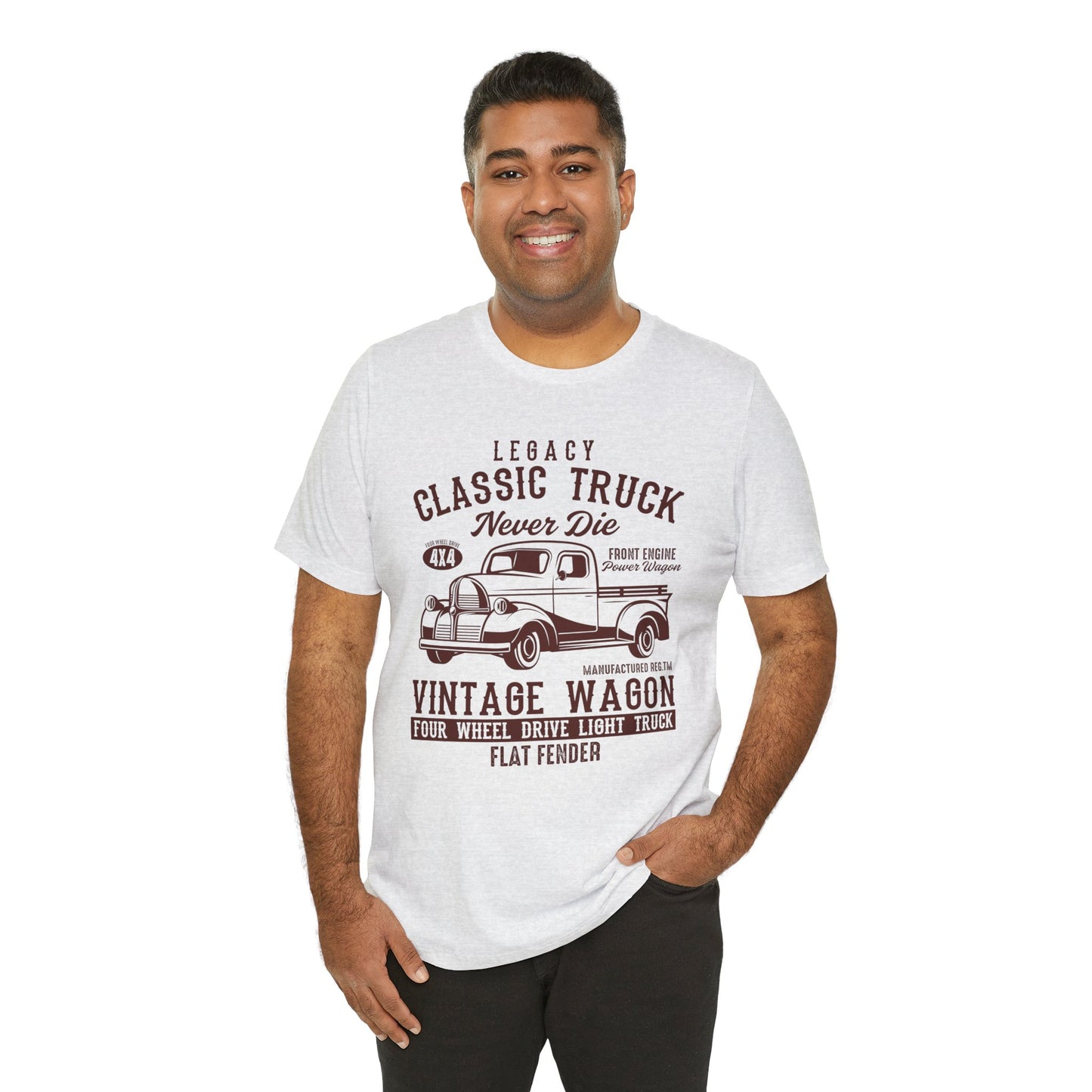 Legacy Classic Truck Never Die - Unisex Jersey Short Sleeve Tee - 12898