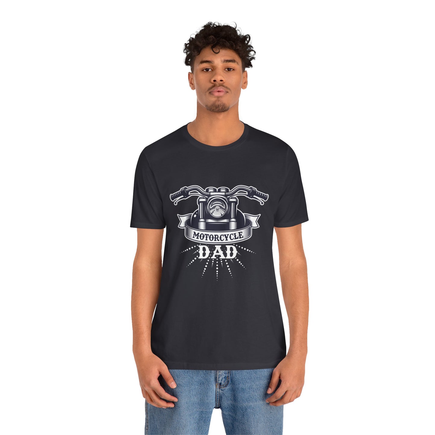 Motorcycle Dad - Unisex Jersey Short Sleeve Tee - 13312