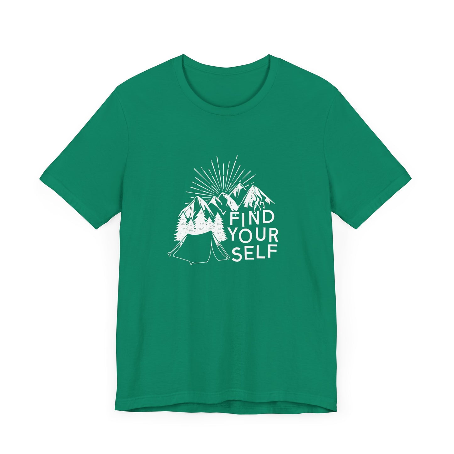 Camping: Find Yourself - Unisex Jersey Short Sleeve Tee