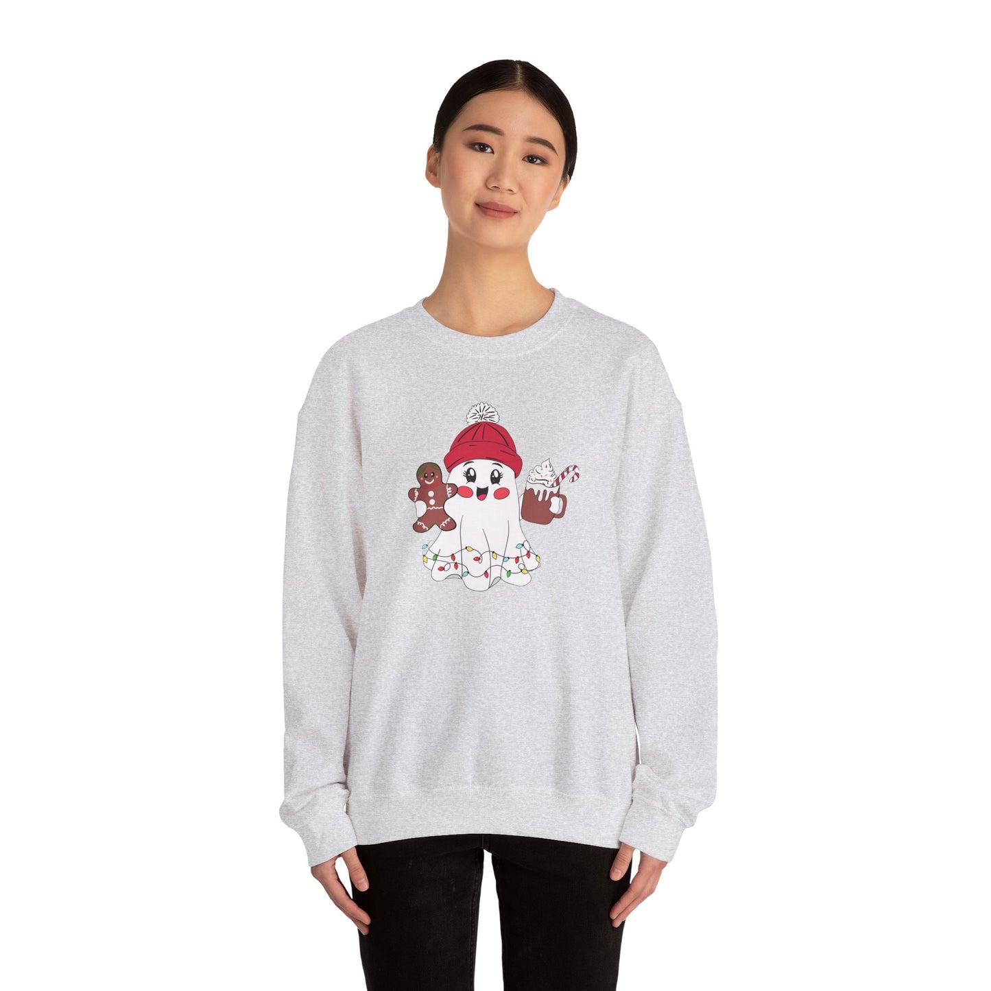 Christmas Ghost - Unisex Heavy Blend™ Crewneck Sweatshirt - 10394