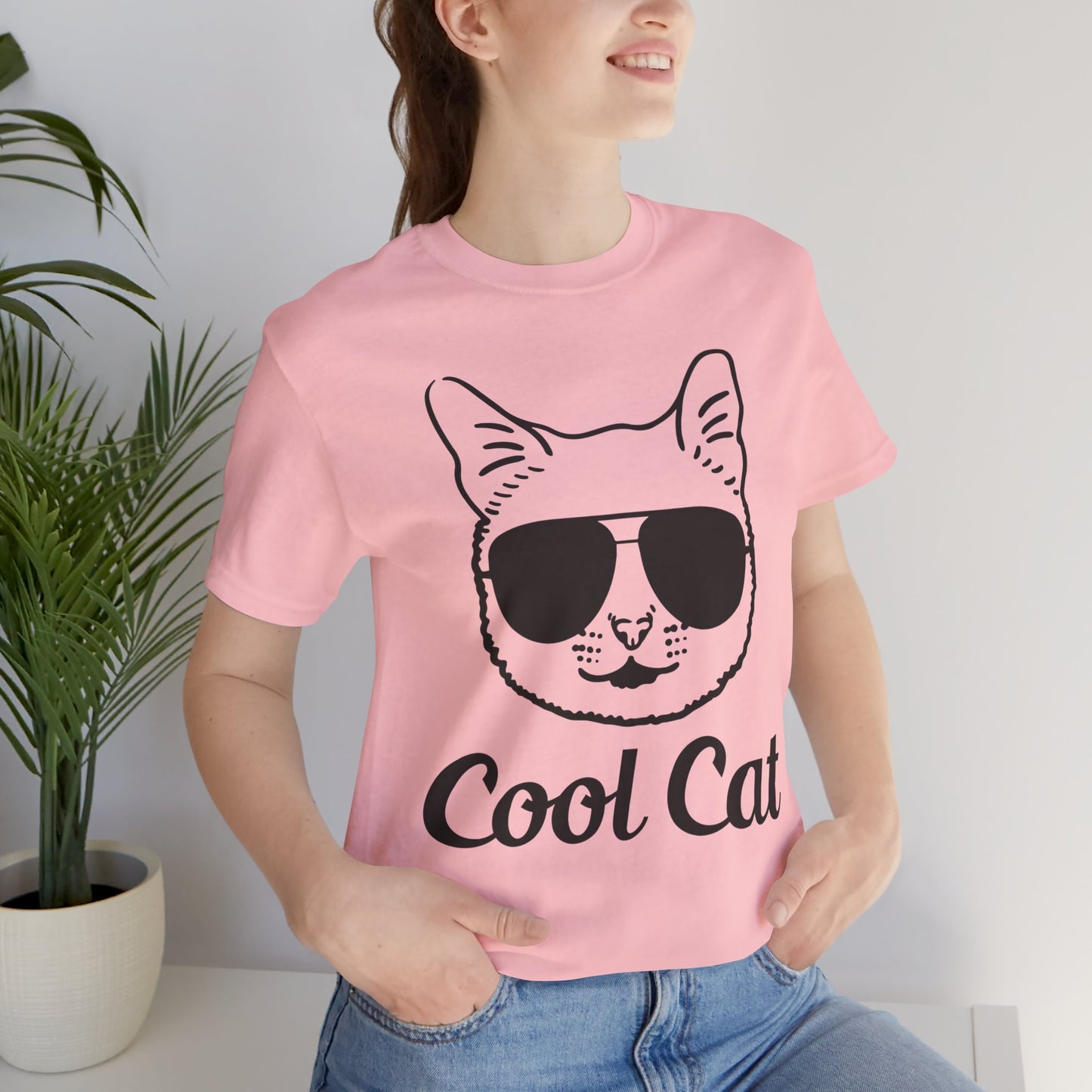 Cool Cat - Unisex Jersey Short Sleeve Tee