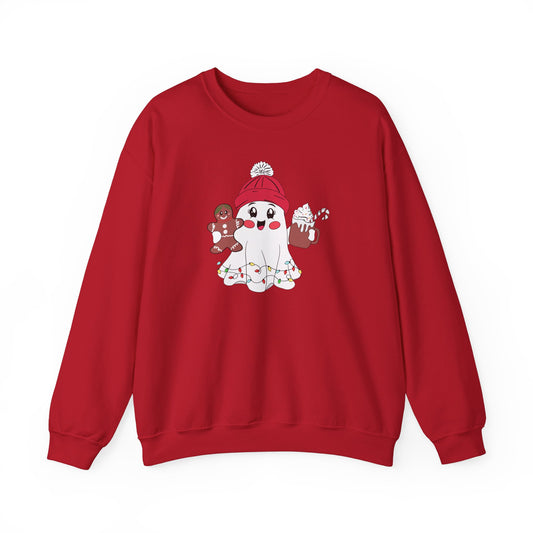 Christmas Ghost - Unisex Heavy Blend™ Crewneck Sweatshirt - 10394