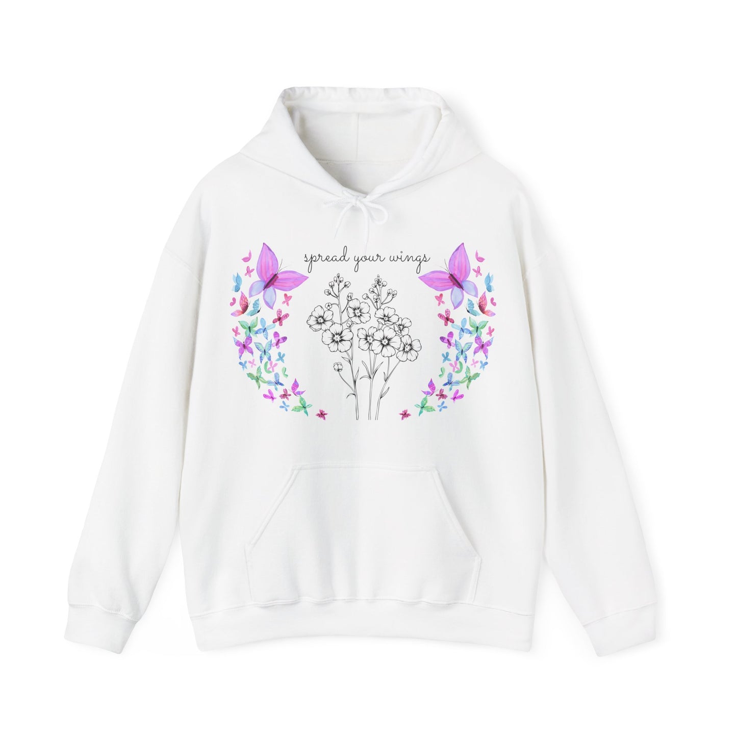 Butterfly Unisex Heavy Blend™ Hooded Sweatshirt - 12319