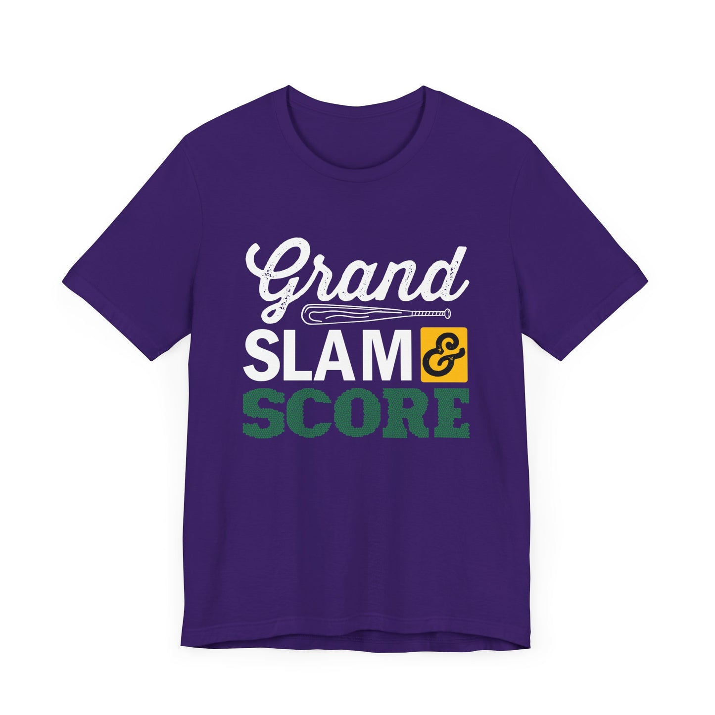 Baseball: Grand Slam & Score - Unisex Jersey Short Sleeve Tee