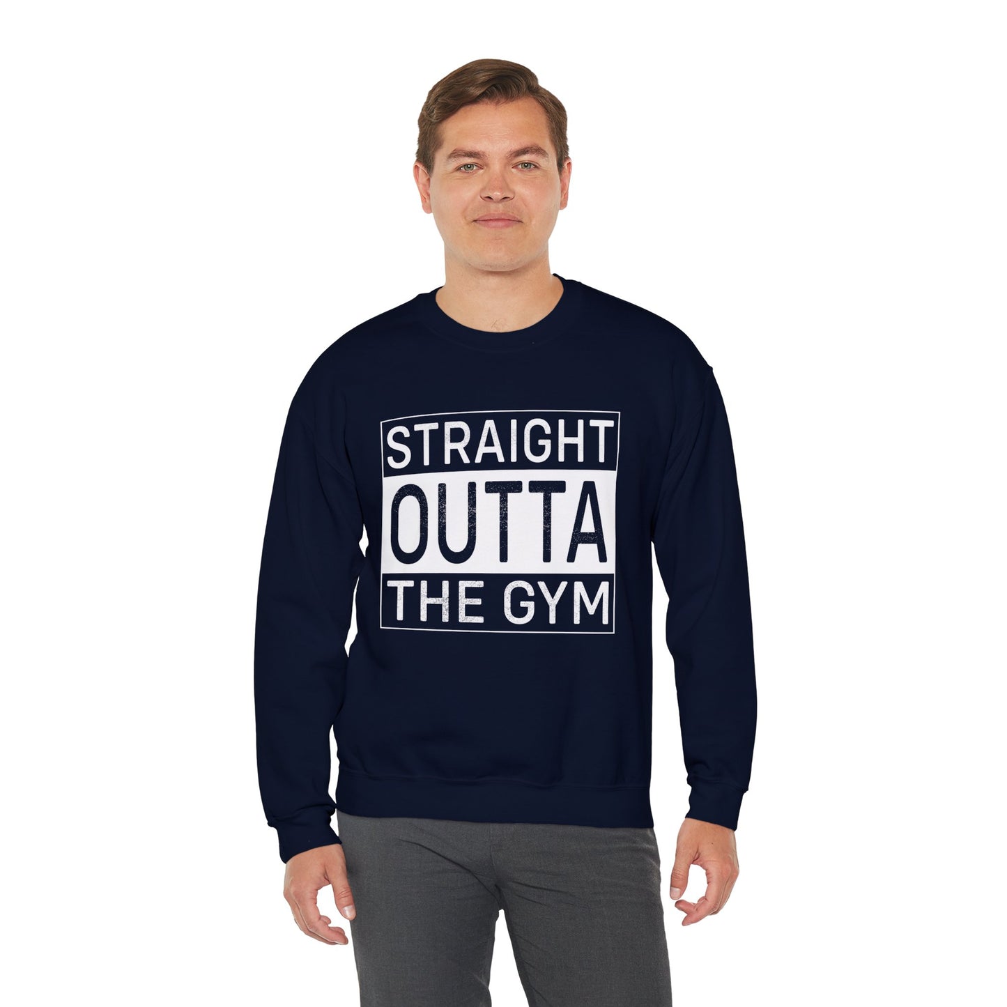 Straight Outta The Gym - Unisex Heavy Blend™ Crewneck Sweatshirt