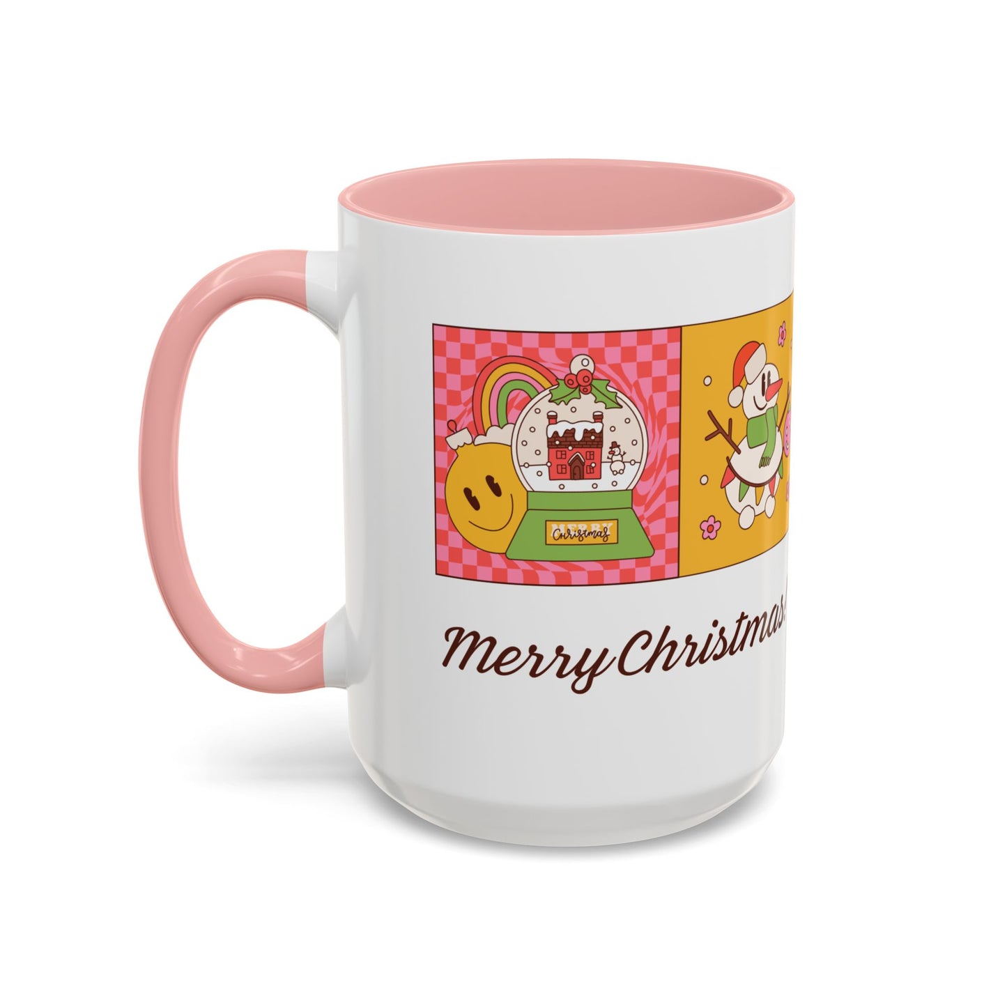 Merry Christmas - Accent Coffee Mug (11, 15oz) - 10916