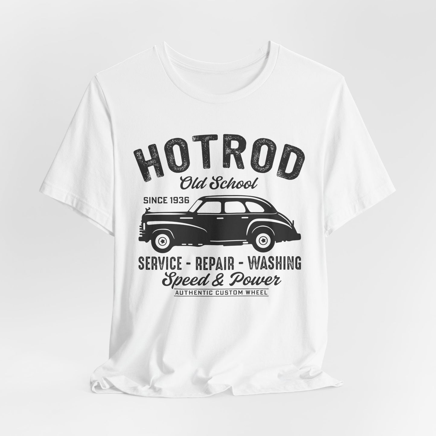 Hotrod, Old School - Unisex Jersey Short Sleeve Tee - 13035
