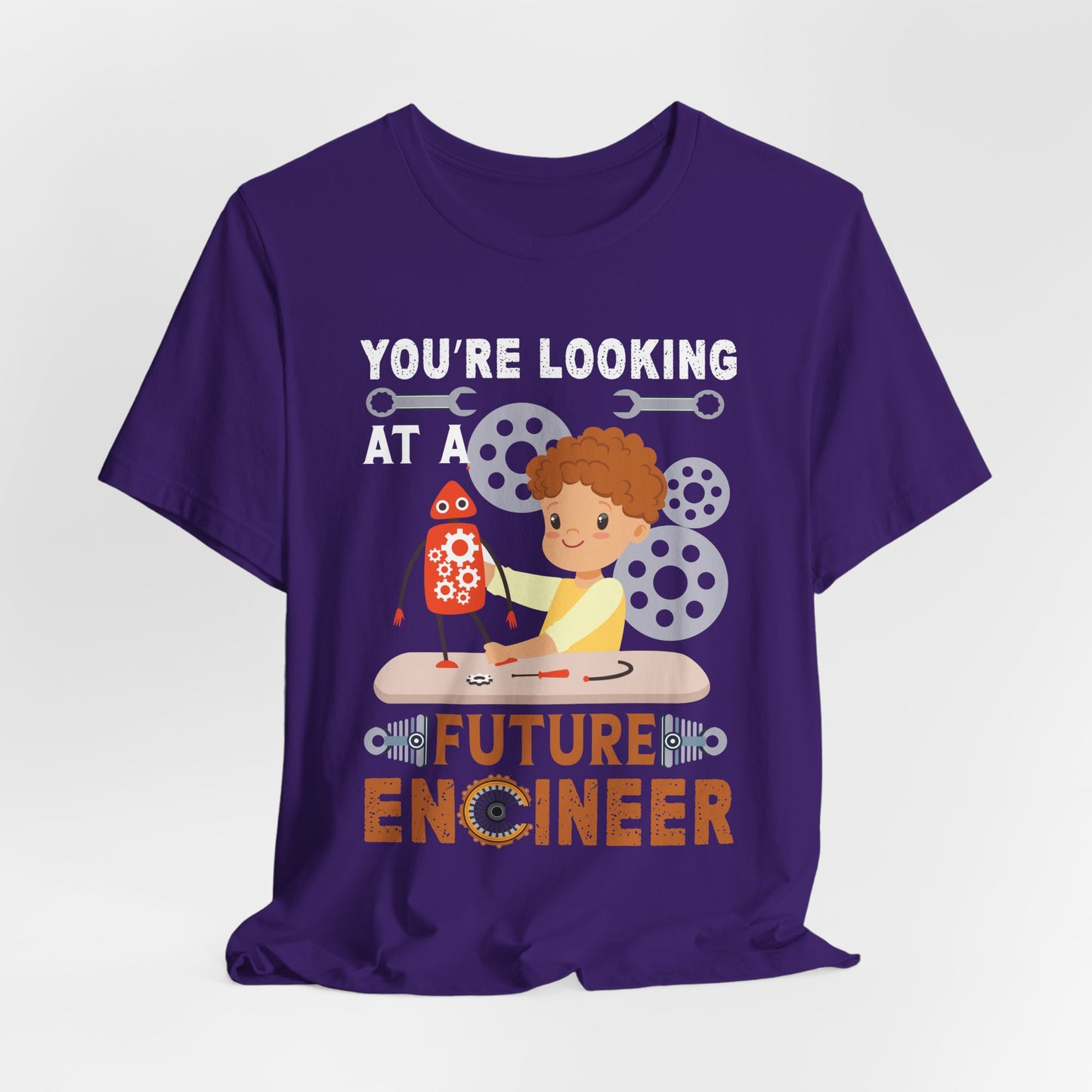 Engineer: You're Looking At A Future Engineer - Unisex Jersey Short Sleeve Tee - 13620