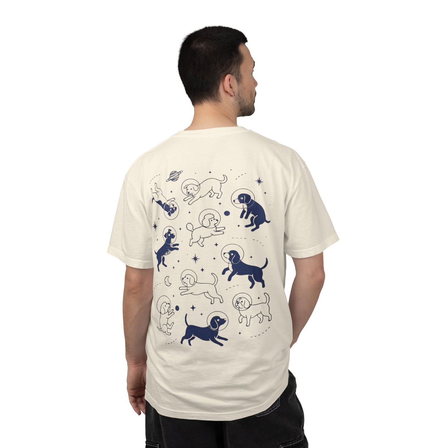 Space Dogs T-Shirt – Cute Astronaut Dog Graphic Tee for Dog Lovers - 14680