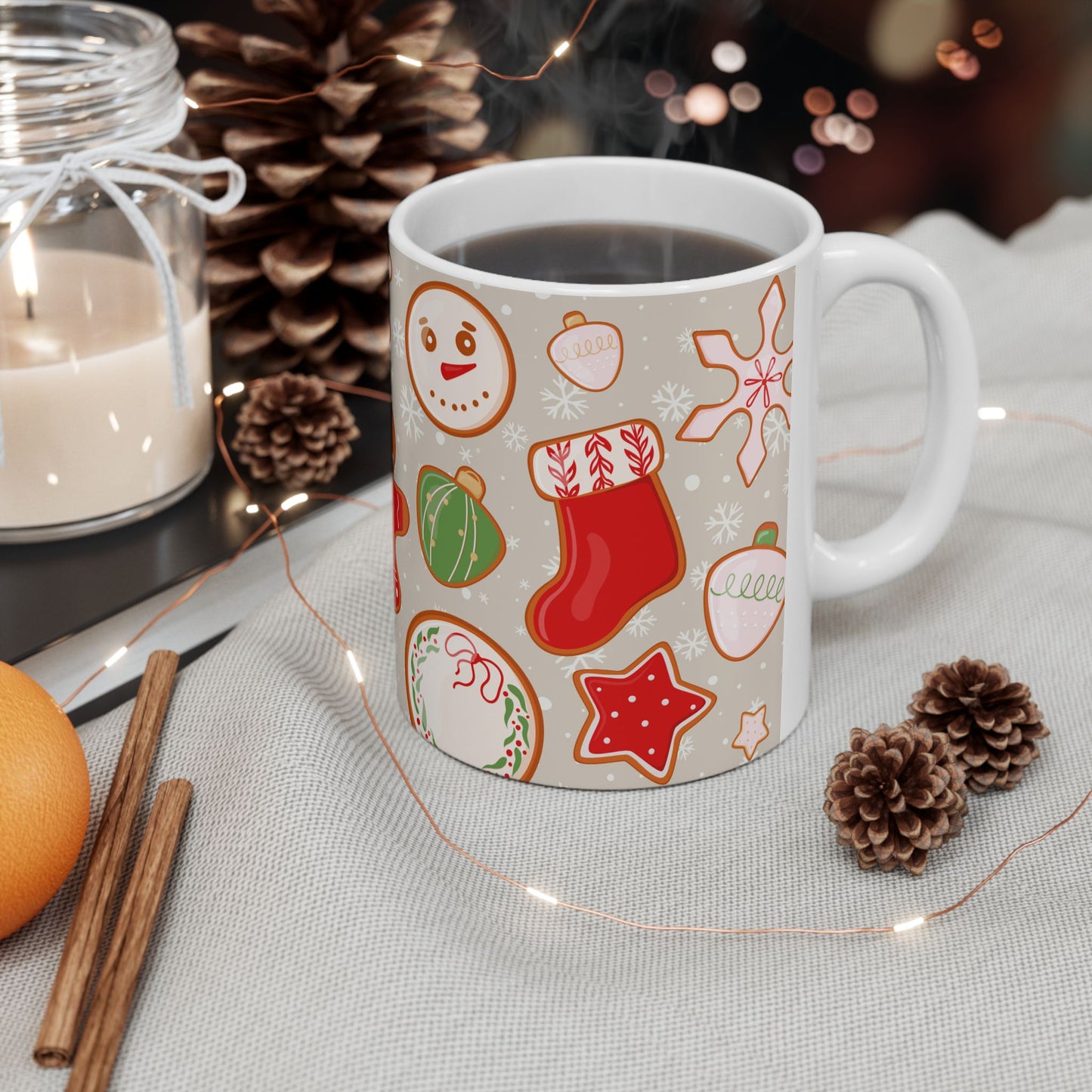 Christmas Vibe - Ceramic Mug, (11oz, 15oz) - 10913