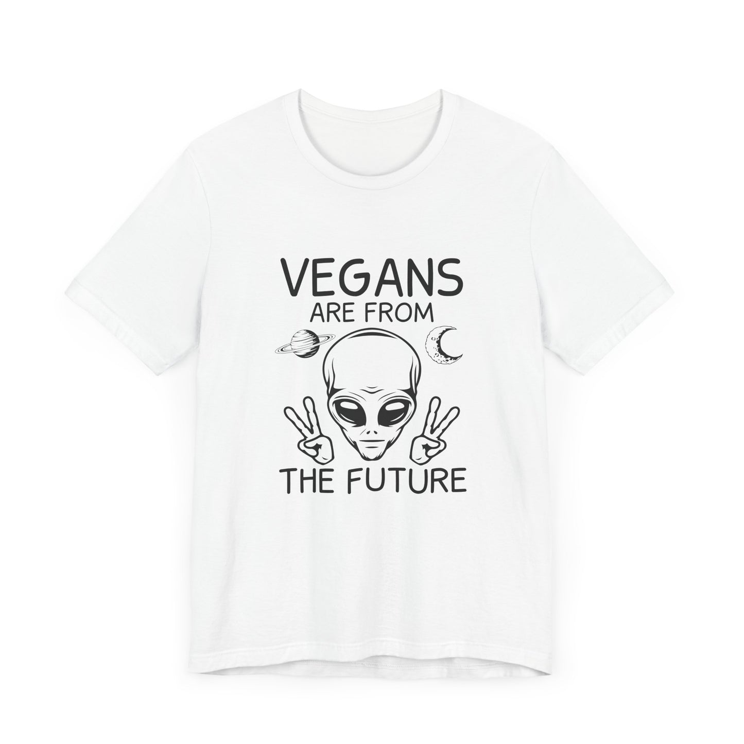 Vegan Are From The Future - Unisex Jersey Short Sleeve Tee - 12374