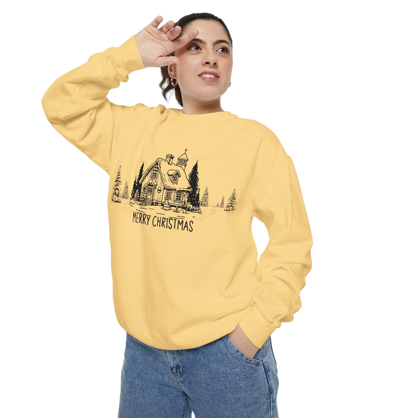 Christmas Day - Unisex Garment-Dyed Sweatshirt - 10137