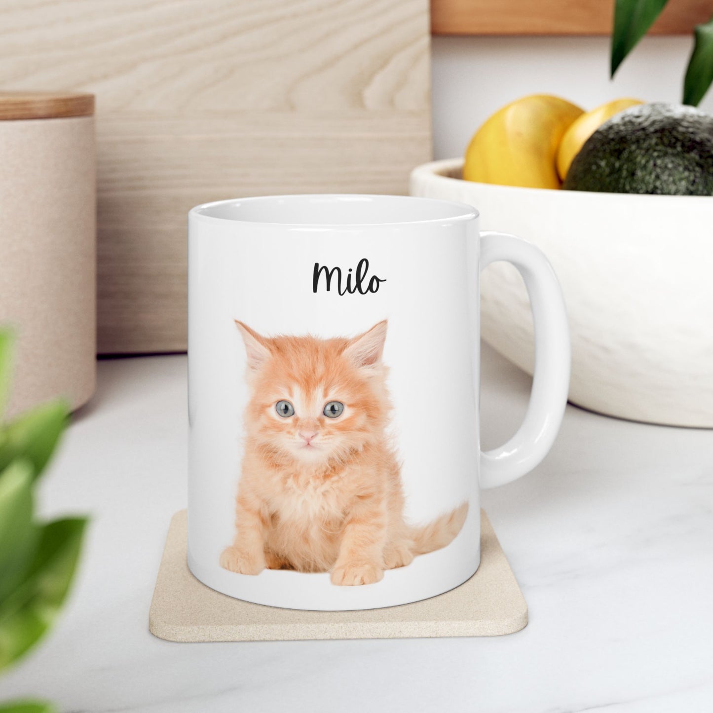 Personalised Cat Ceramic Mug - Perfect Gift for Cat Lovers, Cozy Home Decor, Tea/Coffee Mug, Birthday Present - 14209