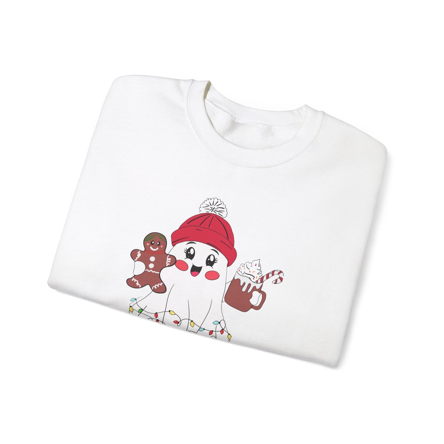 Christmas Ghost - Unisex Heavy Blend™ Crewneck Sweatshirt - 10394