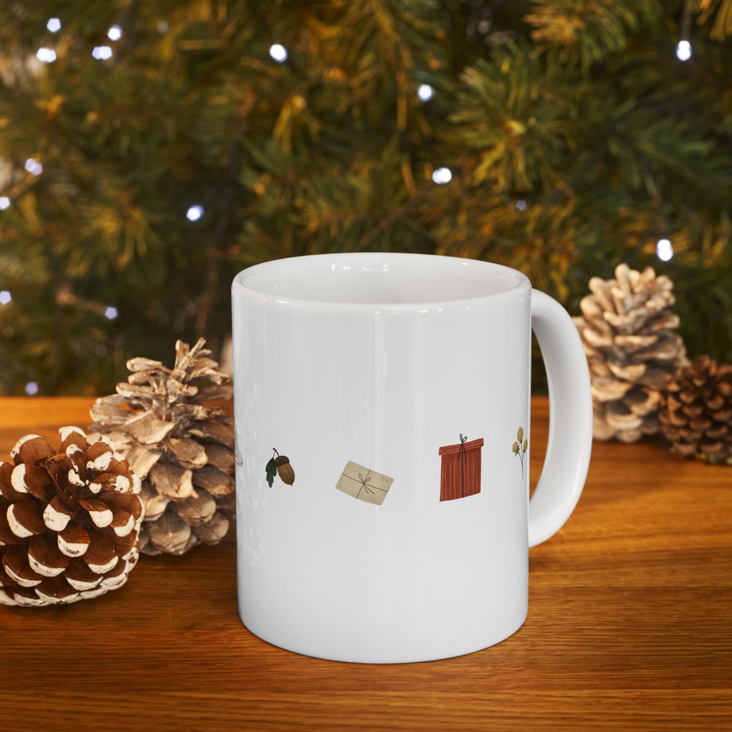 Merry Christmas, Sofia, Name Customizable - Ceramic Mug, (11oz, 15oz) - 11091