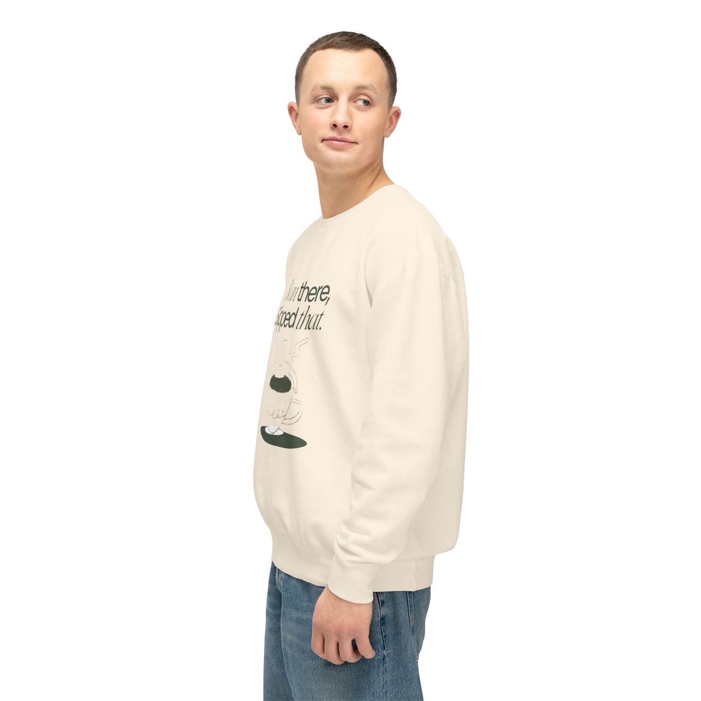 Coffee, Bean There, Sipped That - Unisex Lightweight Crewneck Sweatshirt - 11312
