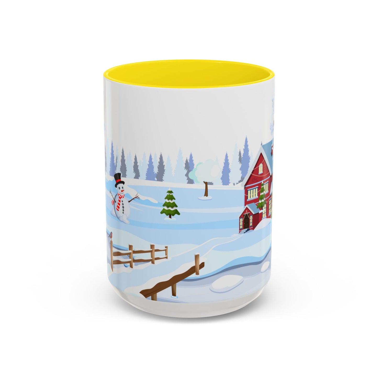 Winter Day Outside - Accent Coffee Mug (11, 15oz) - 10453