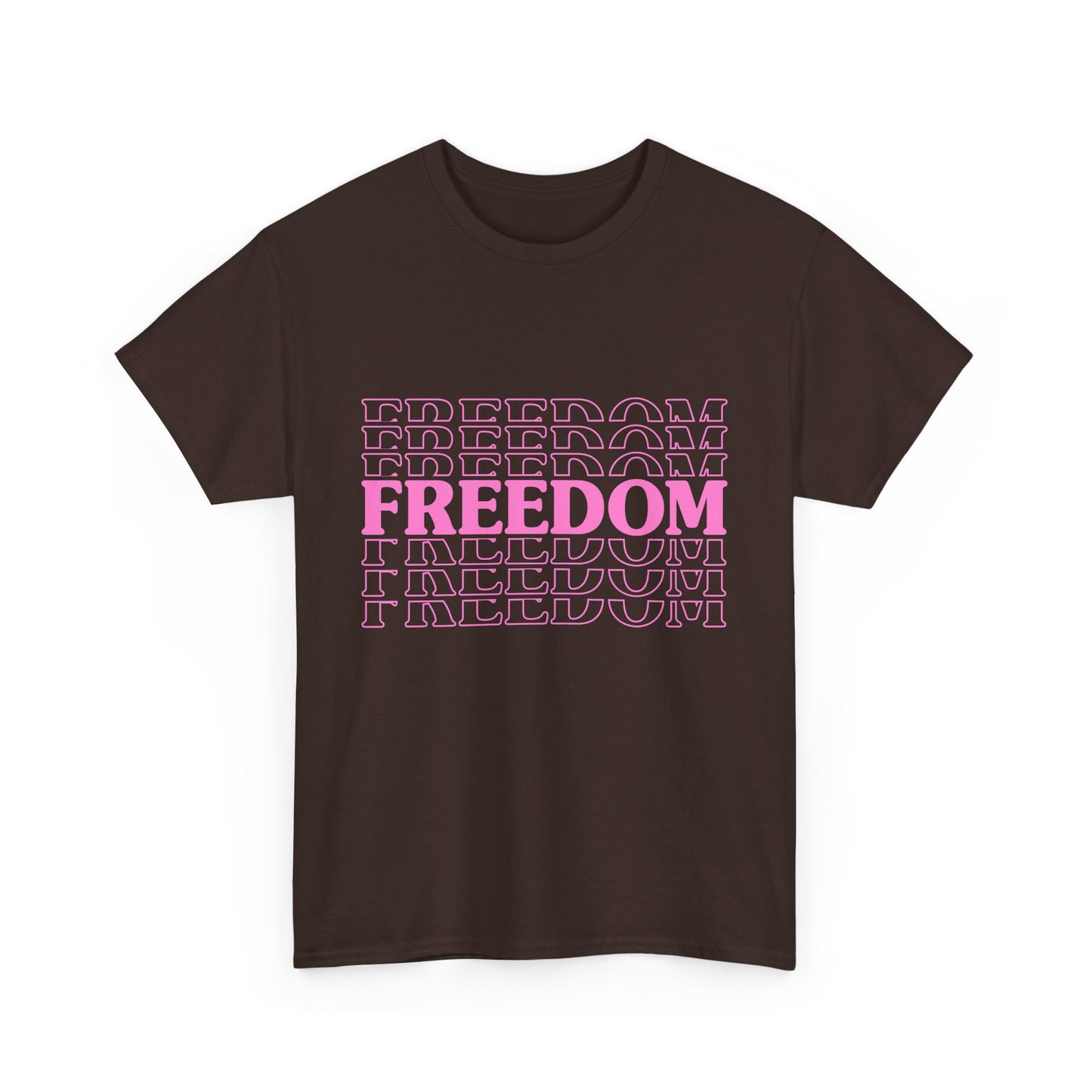 Bold Freedom Graphic Tee, Unisex Heavy Cotton Shirt, Casual Wear, Gift for Freedom Lovers, Statement T-Shirt, Everyday Essentials - 13518