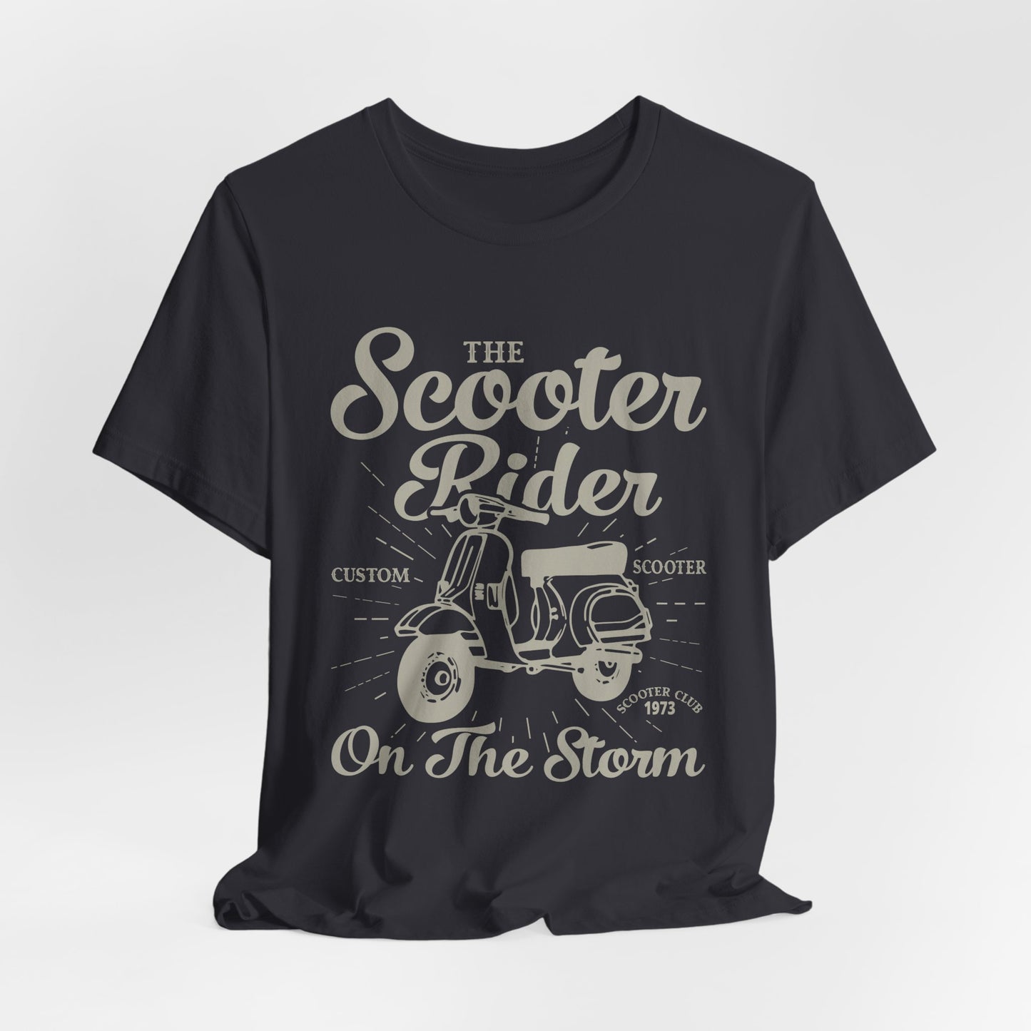 The Scooter Rider - Unisex Jersey Short Sleeve Tee - 13311