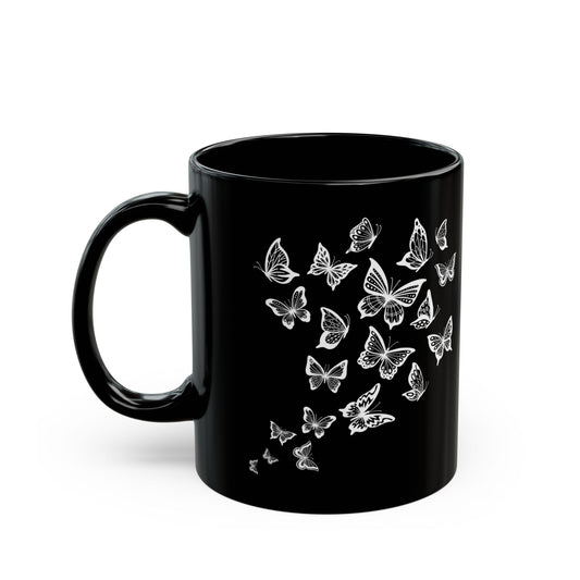 Butterfly  - Black Mug (11oz, 15oz) - 10156