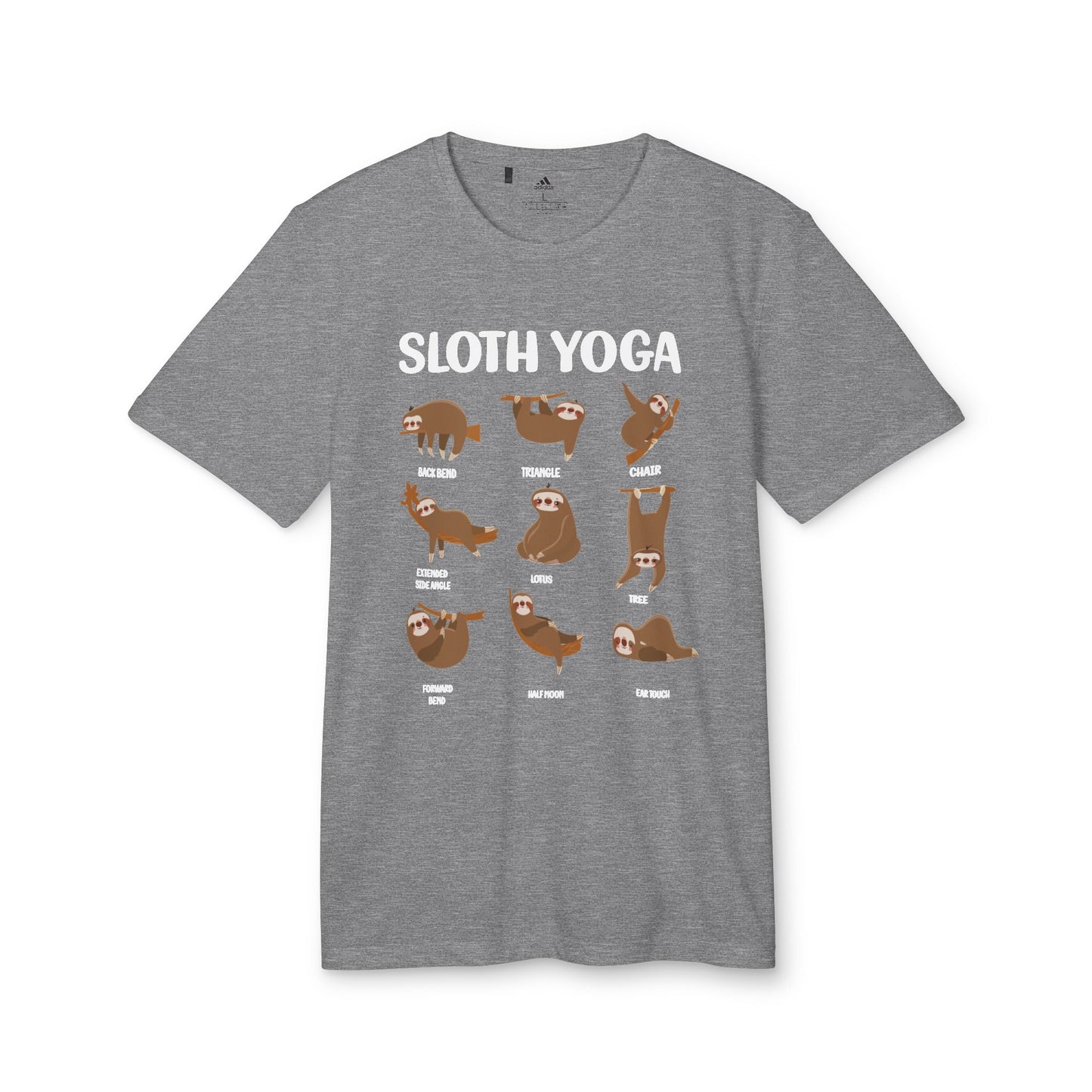 Sloth Yoga - Adidas Unisex Sport T-shirt - 12219