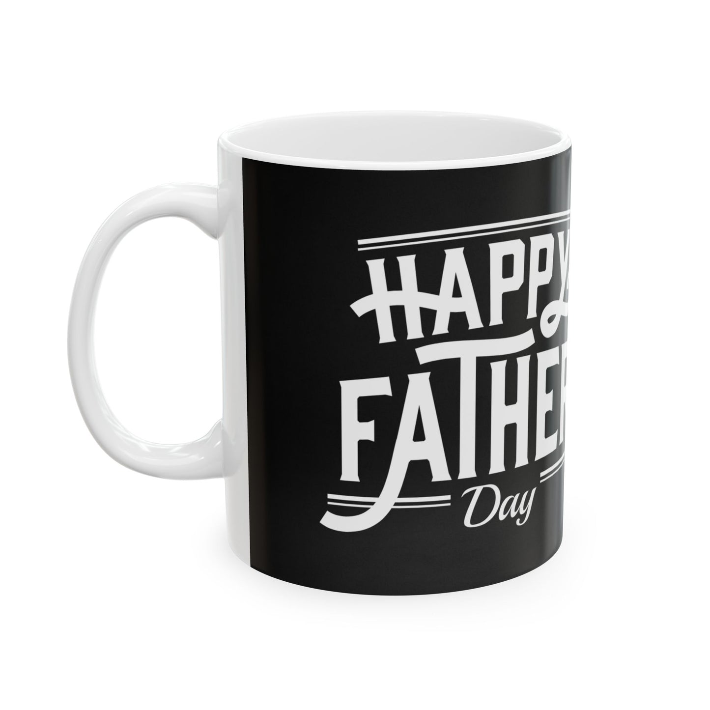 Happy Father's Day Ceramic Mug | Gift for Dad, Coffee Lover, Tea Enthusiast, Unique Father's Day Present - 14029