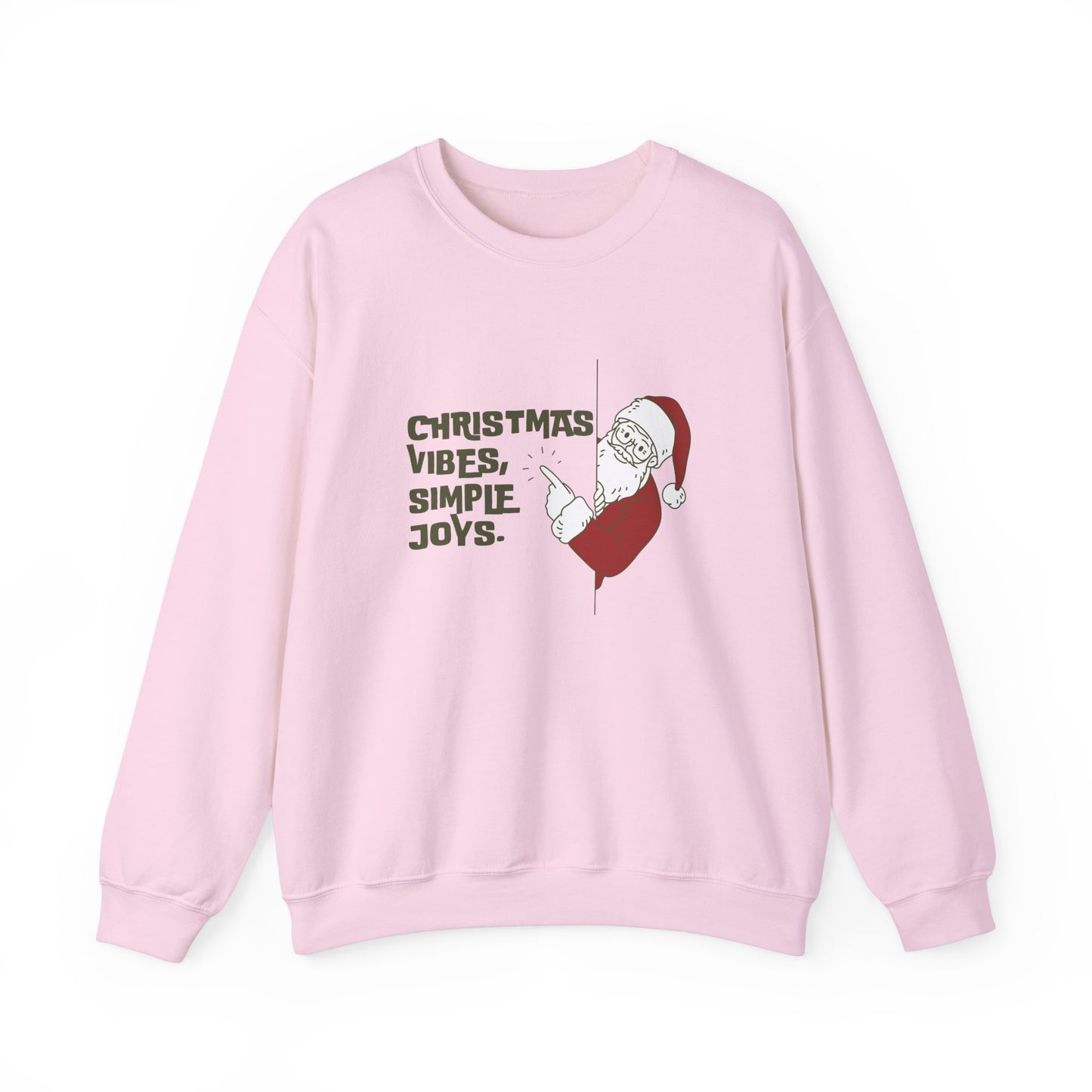 Christmas Vibes, Simple Joys - Unisex Heavy Blend™ Crewneck Sweatshirt