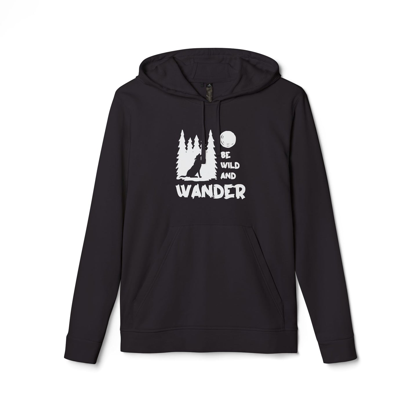 Camping: Be Wild & Wander - Adidas Unisex Fleece Hoodie - 10736