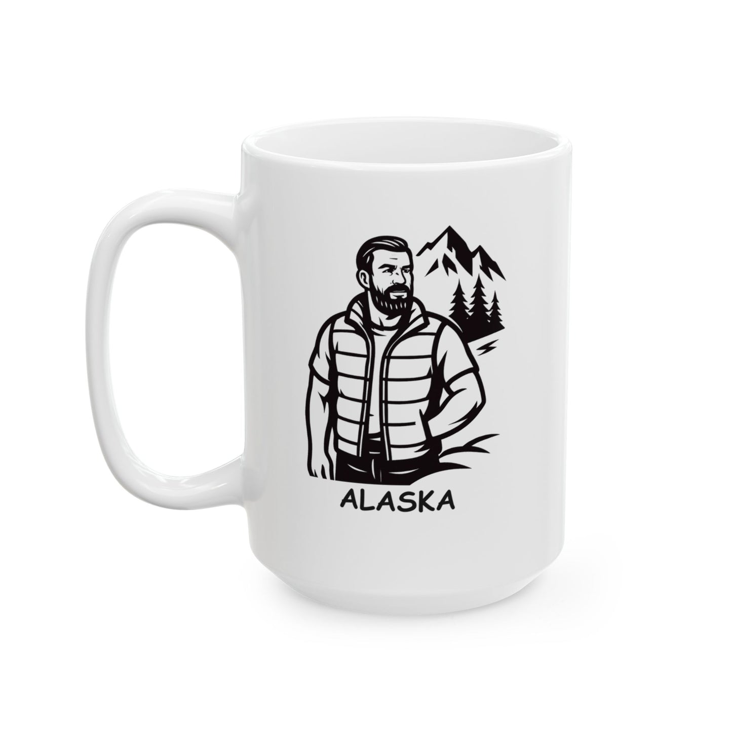 "Alaska: The only place where a light jacket in summer is considered a ‘short sleeve day.’" Ceramic Mug - 13018