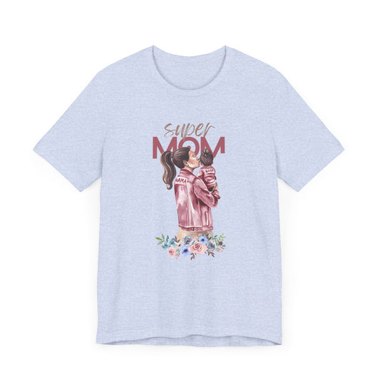 Super Mom Unisex Short Sleeve Tee - Perfect Gift for Mother's Day - 11821