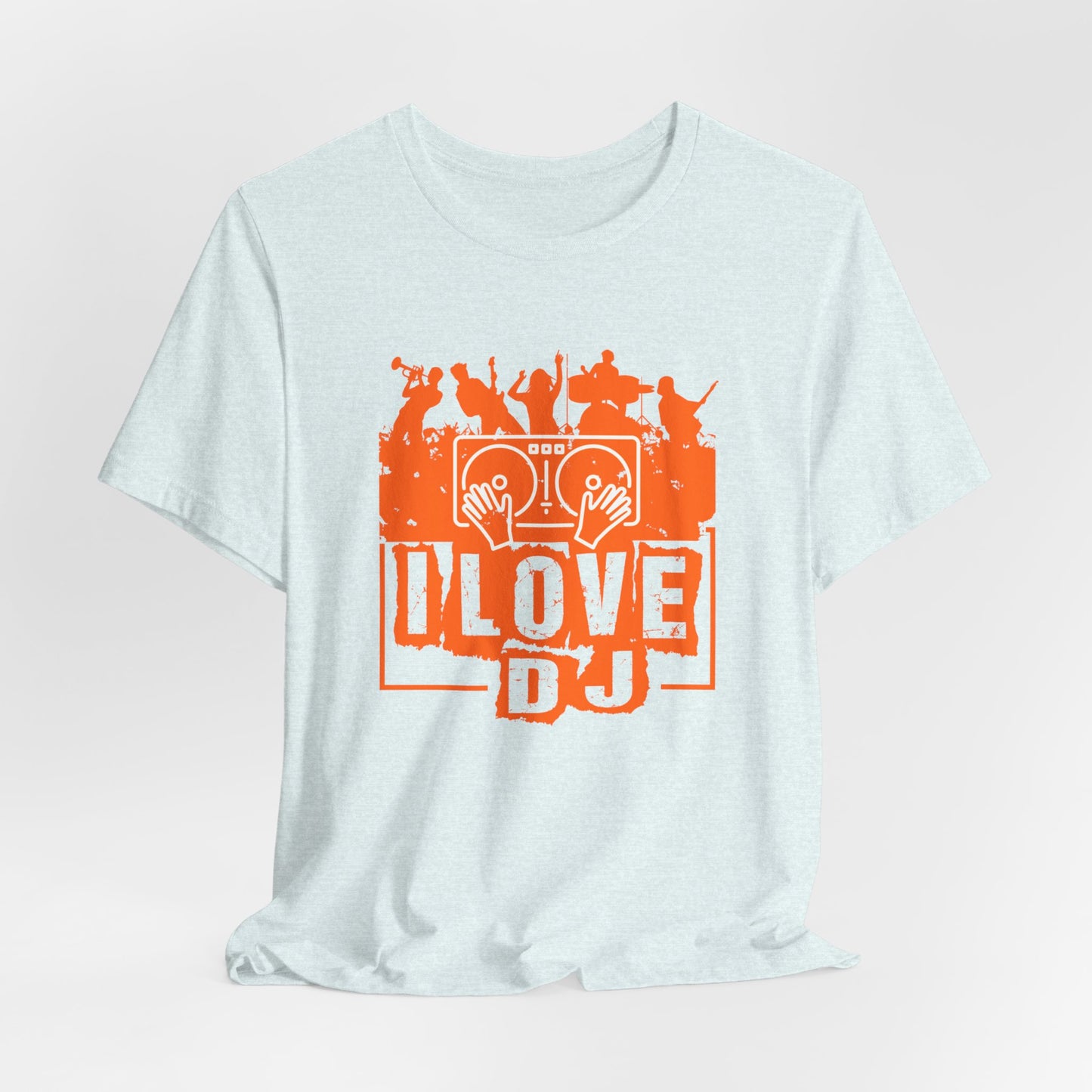 Music: I Love DJ - Unisex Jersey Short Sleeve Tee