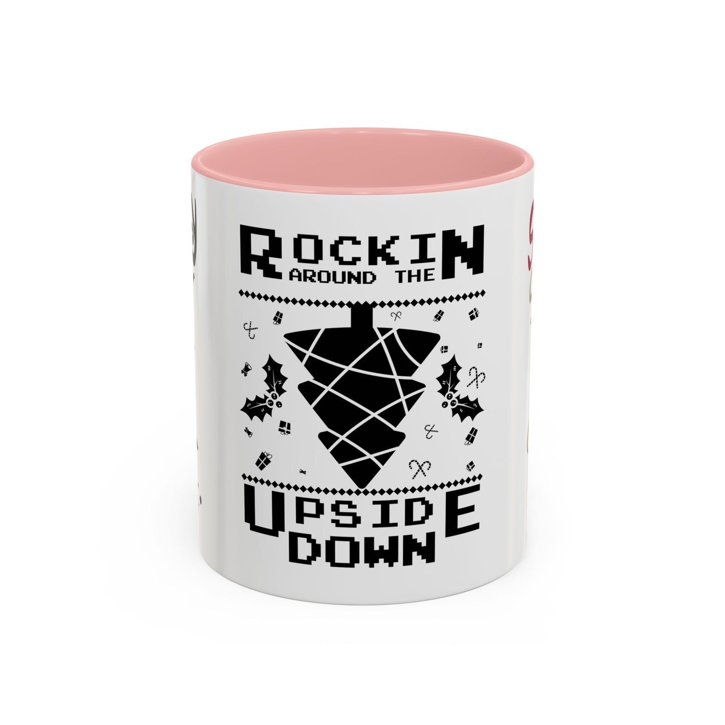 Rocking Around The Tree Upside Down - Accent Coffee Mug (11, 15oz)