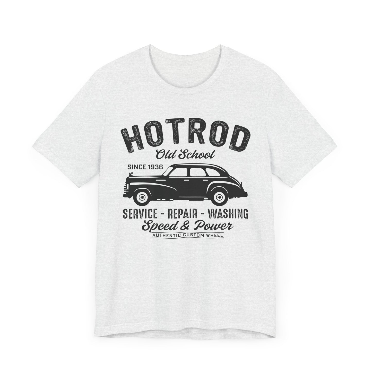 Hotrod, Old School - Unisex Jersey Short Sleeve Tee - 13035