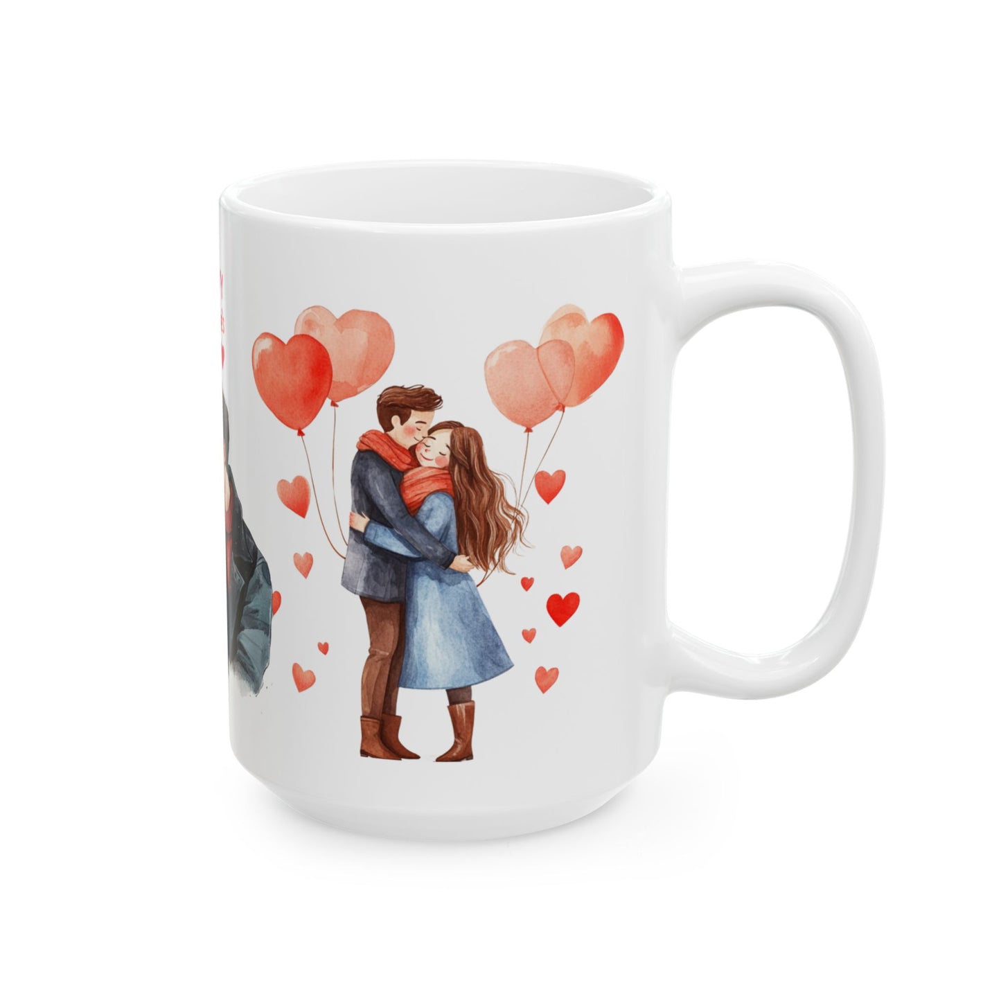 Happy Valentine's Day - Ceramic Mug, (11oz, 15oz) - 11592