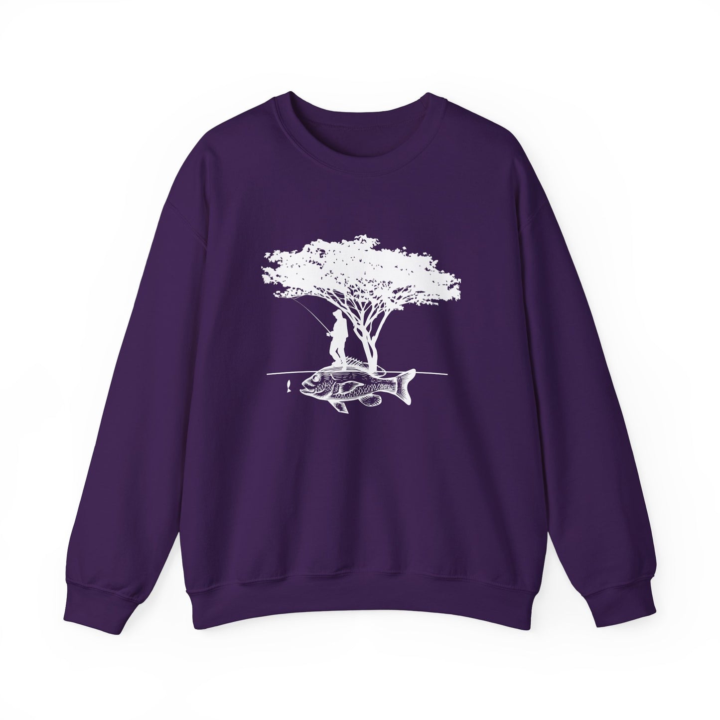 Fishing - Unisex Heavy Blend™ Crewneck Sweatshirt - 12334