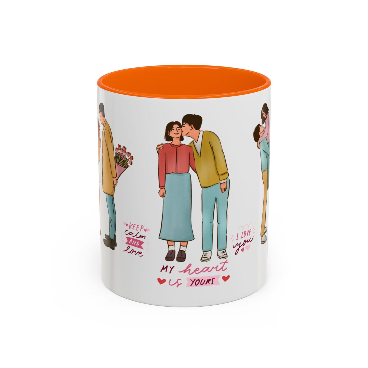My Heart is Yours - Accent Coffee Mug (11, 15oz) - 11576