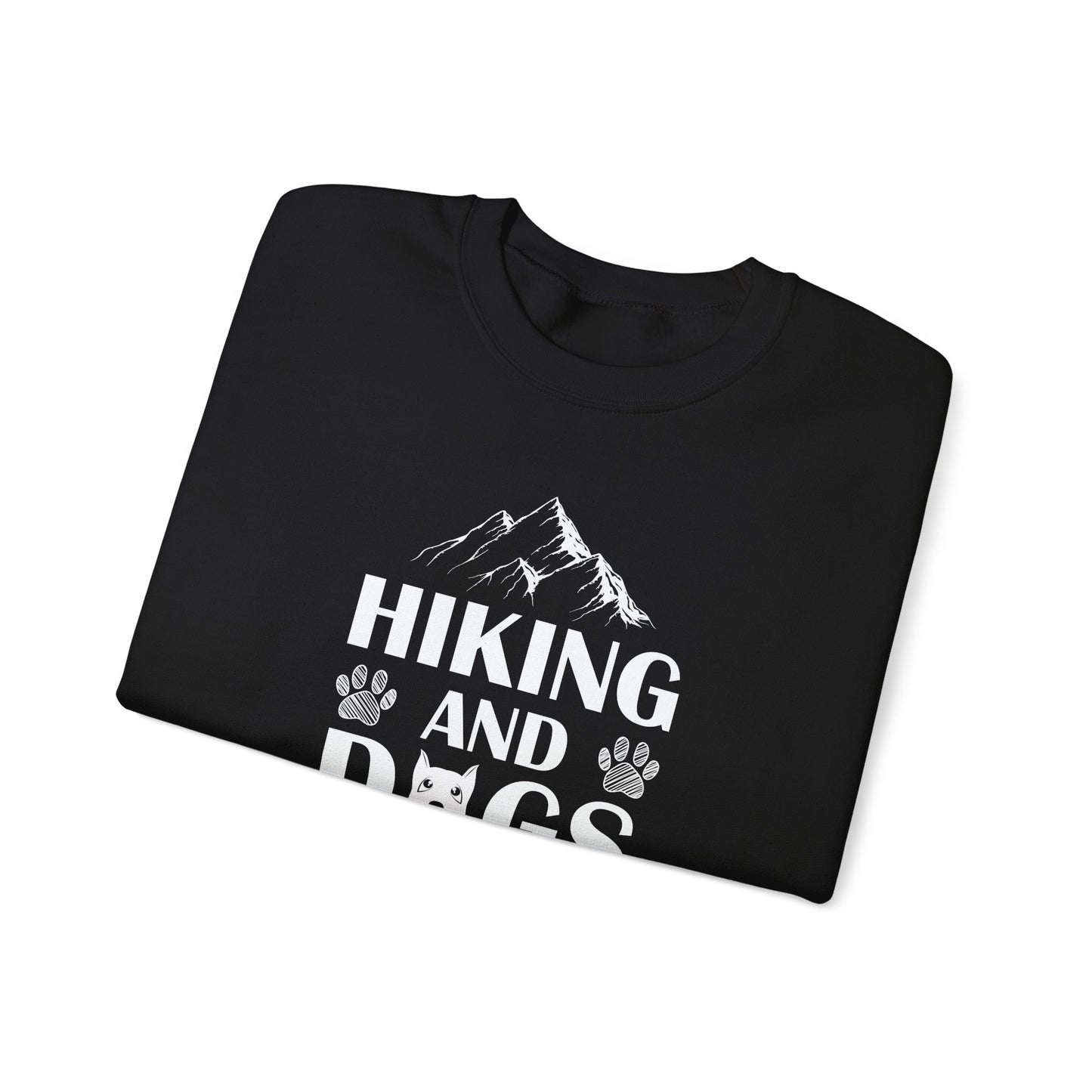 Hiking & Dogs Kinda Day - Unisex Heavy Blend™ Crewneck Sweatshirt