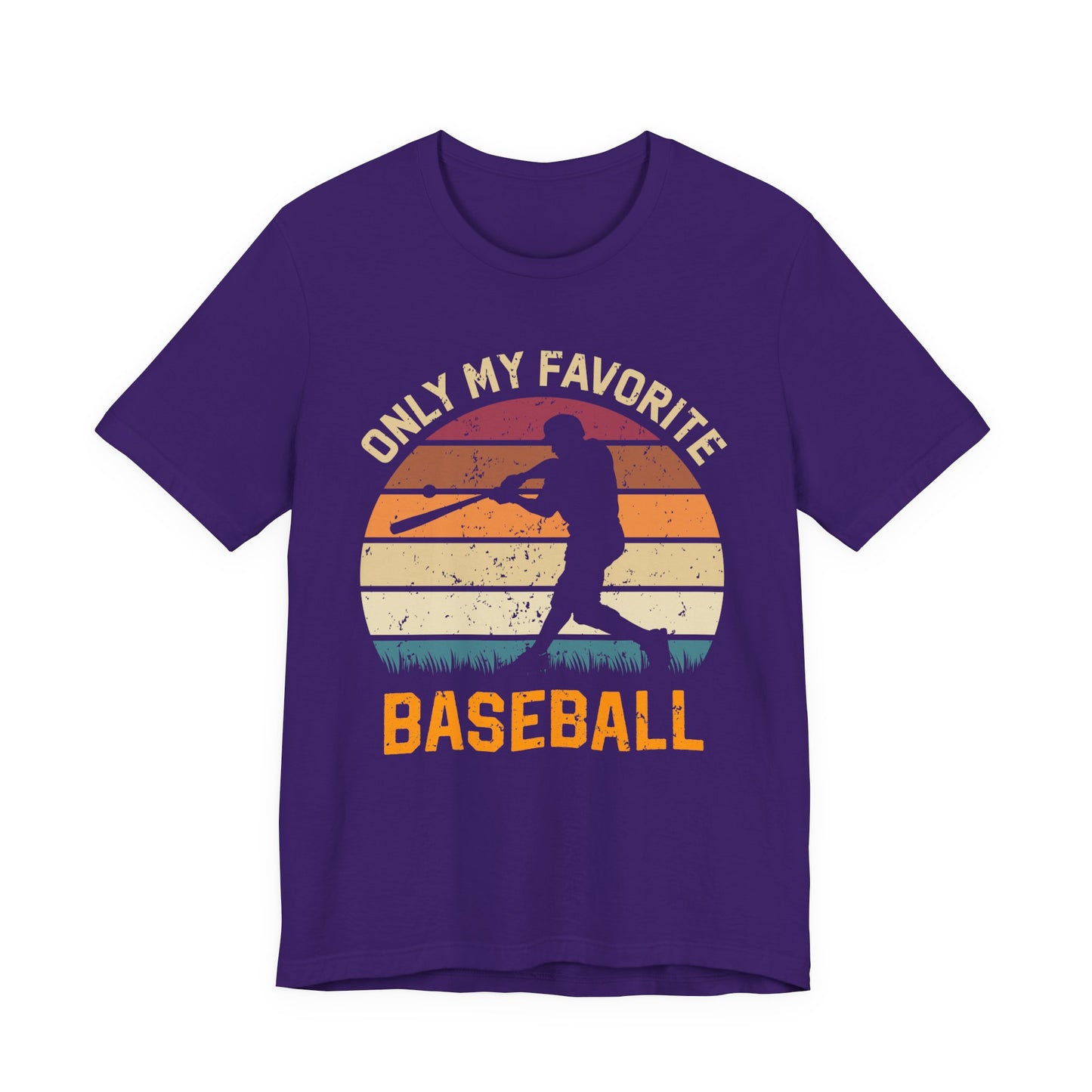 Only My Favorite Baseball - Unisex Jersey Short Sleeve Tee - 12863