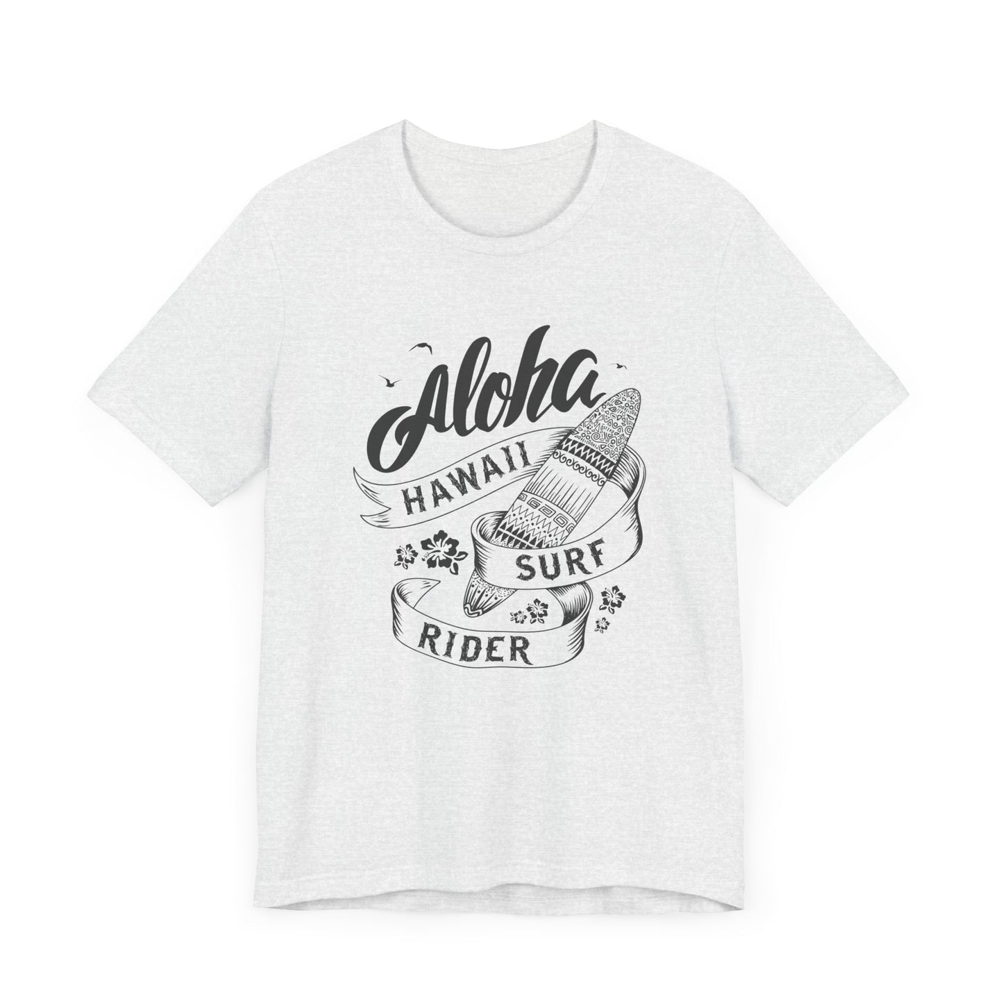 Aloha, Hawaii, Surf Rider - Unisex Jersey Short Sleeve Tee