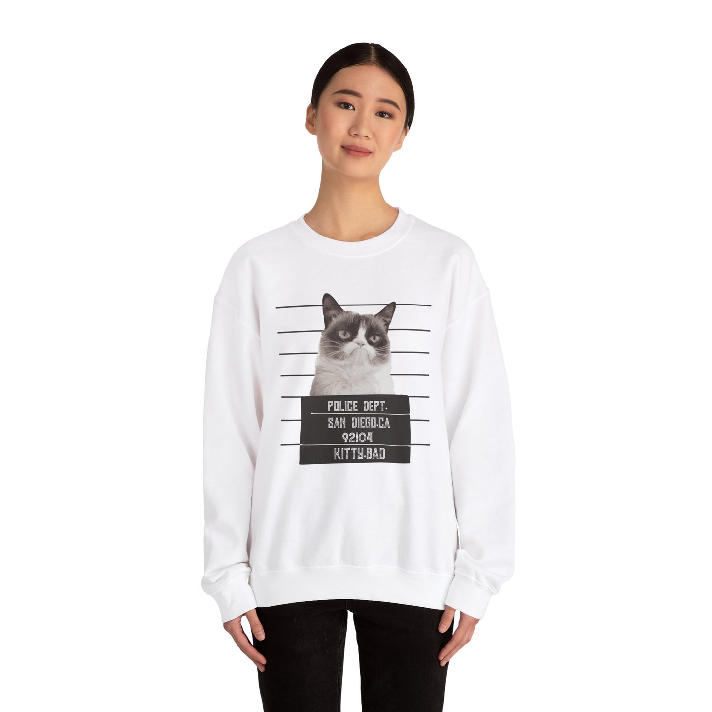 Kitty Bad - Unisex Heavy Blend™ Crewneck Sweatshirt